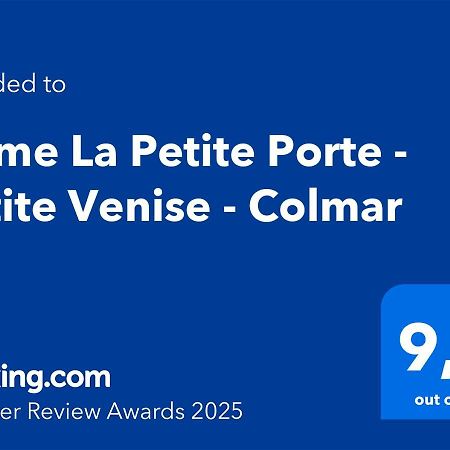 Home La Petite Porte - Petite Venise - Кольмар Екстер'єр фото